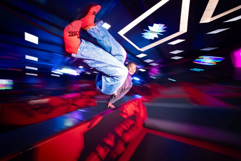 Parkour i Obstacle course på JumpYard Åre