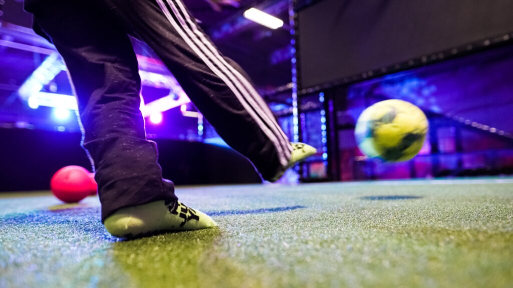 Sport court, fotboll inomhus i Karlstad