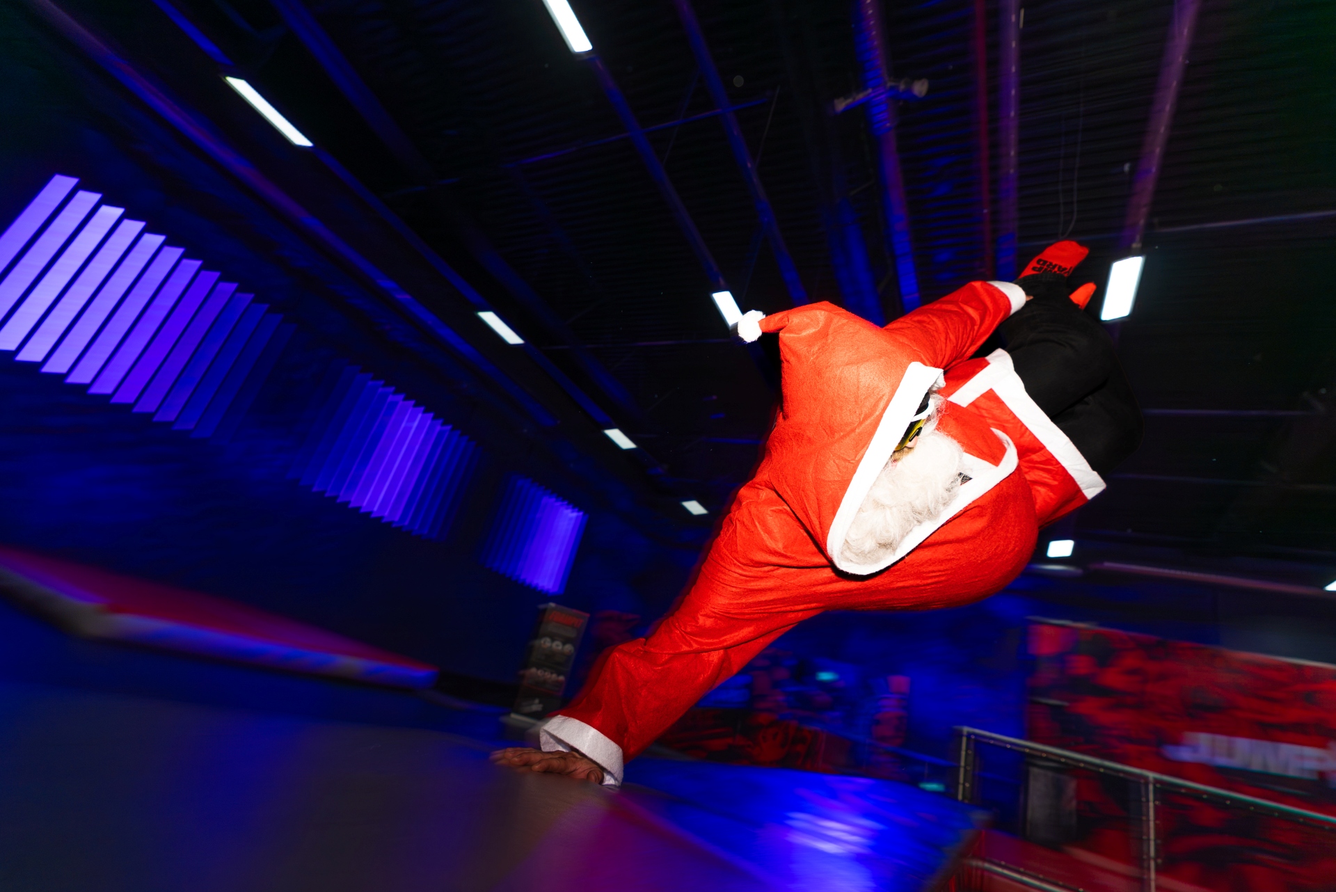 parkour tomte på JumpYard